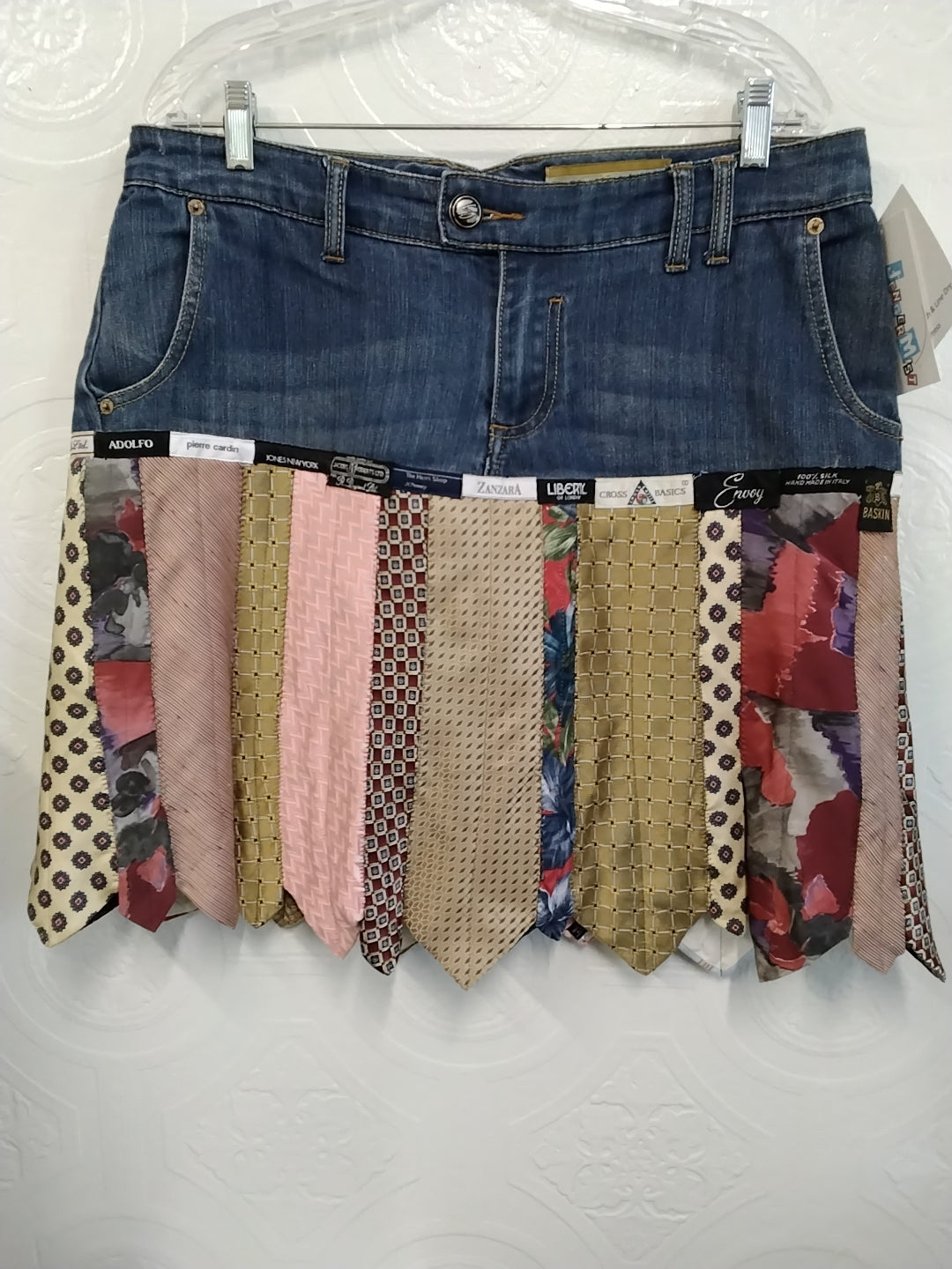 Denim Tie Skirt