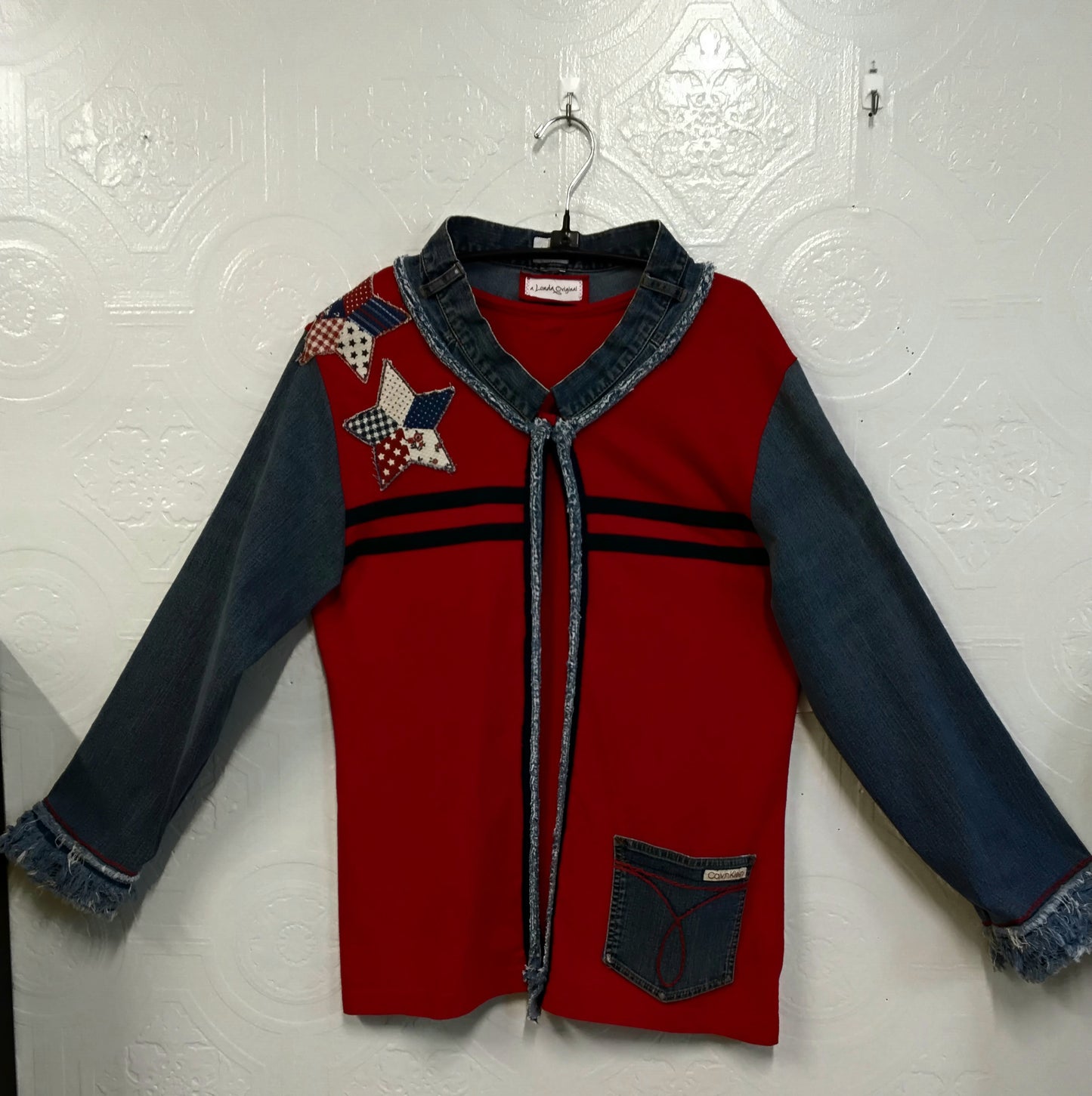 Red/Denim Jacket