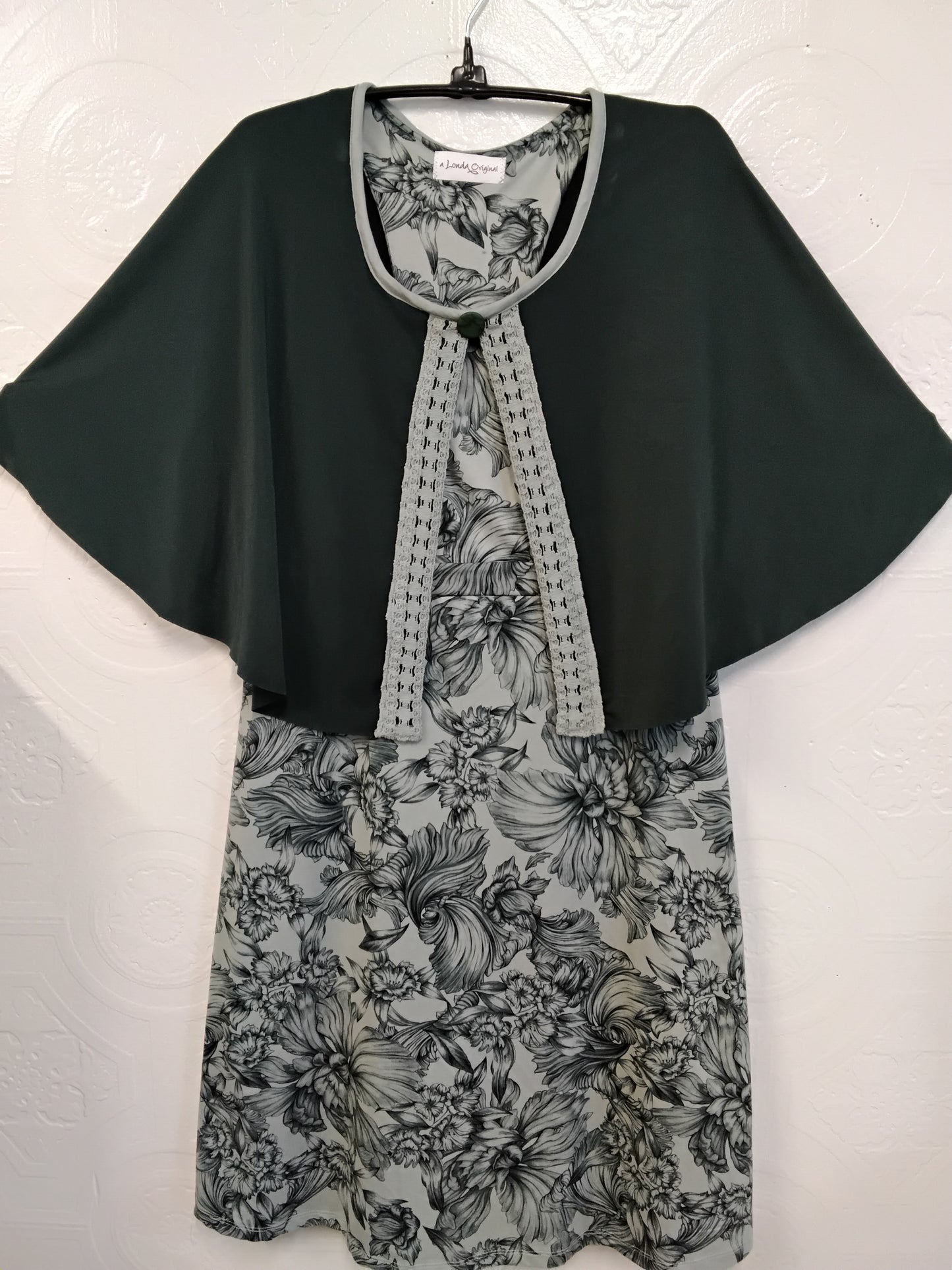 Forrest Green Floral Dress