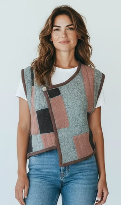 Aqua Sweater Vest