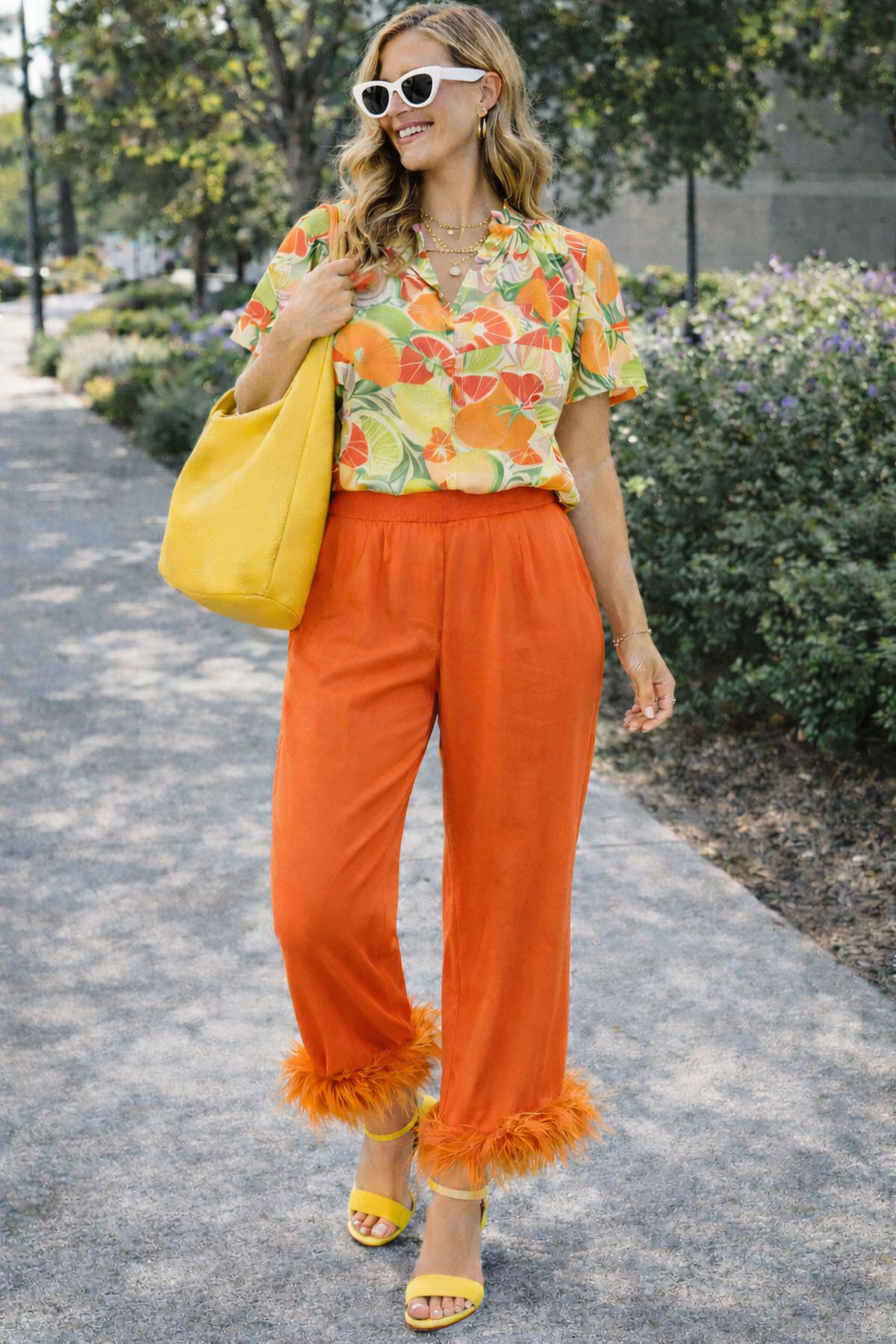 Orange Pants