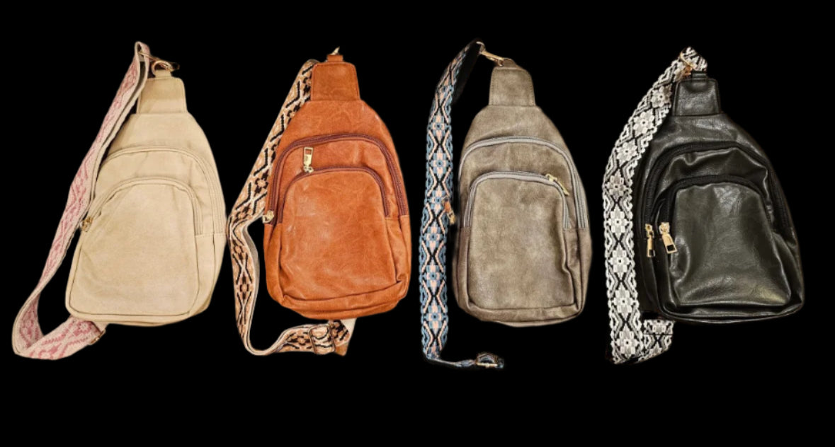 Vegan Leather Sling Bag