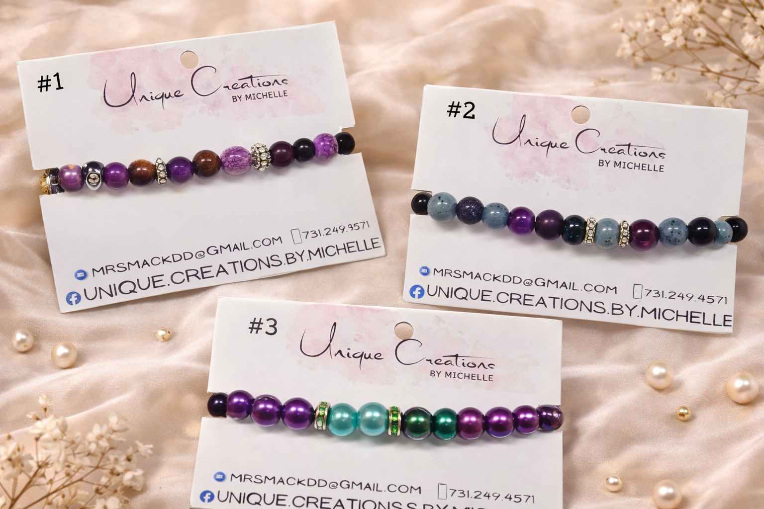 Purple Stretchy Bracelet