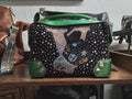 Green sequin purse