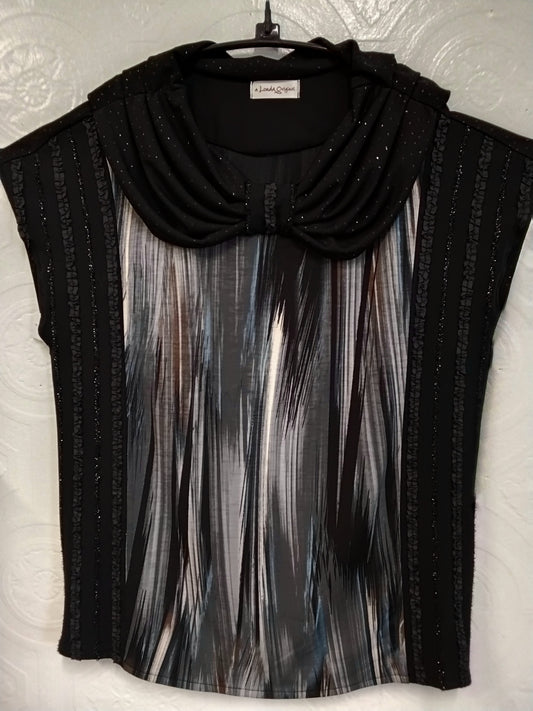 Black Striped Top