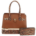 Leopard purse and wallet