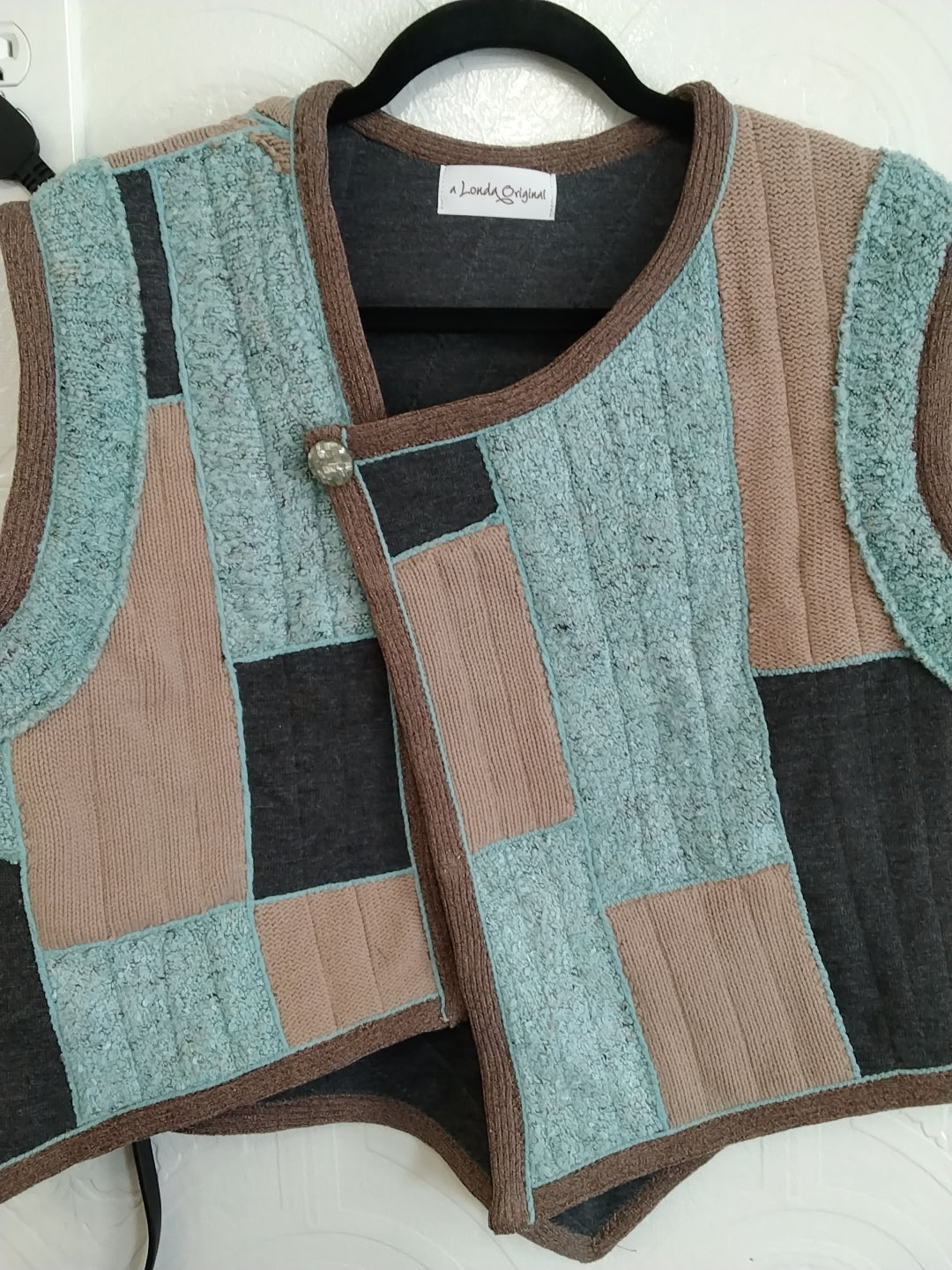 Aqua Sweater Vest