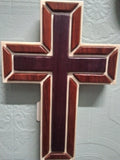 WOOD: Purple Cross