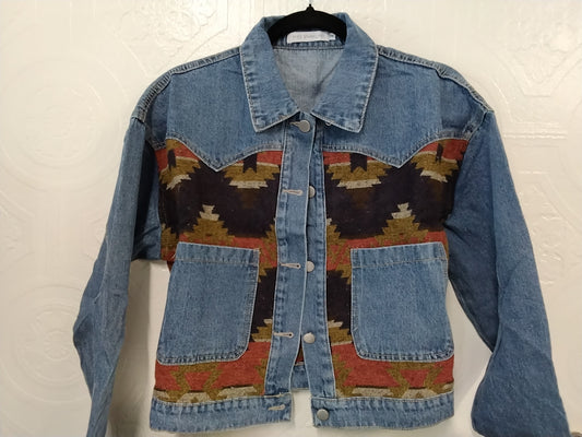 Aztec Denim Jacket