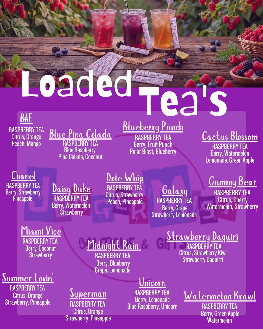 LOADED TEA: Raspberry Tea