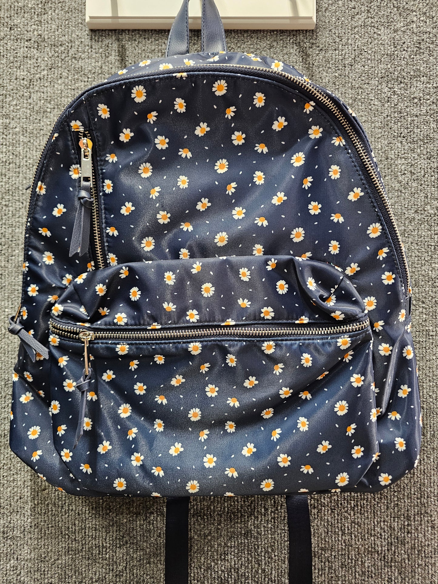 Navy Daisy Backpack